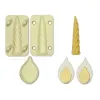 Matrita din plastic, corn si urechi de Unicorn