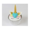 Matrita din plastic, corn si urechi de Unicorn