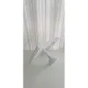 Platou din metal - patrat dantelat, 35 cm alb