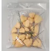 Set 20 Inimi pentru decor tort, Crem