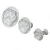 Set 3 decupatoare cu tija, Labute catel - paw