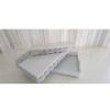 Set de 3 platouri din metal alb dantelate