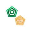 Set cu 3 decupatoare Pentagon /minge, Decora