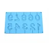 Mulaj din silicon pentru acadele, model Cifre