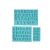 Forme din silicon, model Alfabet set 3 buc