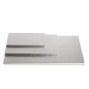 Platforma / Drum argintiu dreptunghiular grosime 1,2 cm