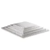 Platforma / Drum argintiu patrat grosime 1,2 cm