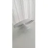 Platou din metal rotund cu picior dantelat, 35 cm alb