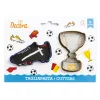 Set cu 2 decupatoare de fotbal, Decora