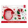 Set cu 2 decupatoare "Mos Craciun", Decora
