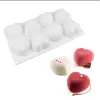 Formă silicon 3D – 8 inimi pentru deserturi, ciocolată și mousse