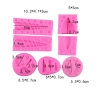 Forme din silicon, model Unicorn din 7 piese