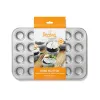 Mini tava pentru briose 24 Cavitati Ø 4.3 x H 2 cm, Otel Antiaderent