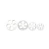 Set 4 decupatoare in forma de  trandafir