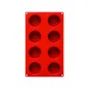 Mulaj silicon alimentar pentru deserturi / prăjituri, 8 cavităti rotunde
