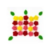 Decorațiuni din pastă de zahăr – Flori ornamentale colorate pentru torturi