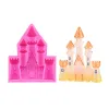 Formă silicon castel | Matriță fondant 11.3x10.3 cm