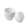 Set 1000 chese brioșe din hârtie albă 5x3 cm – coșulețe cupcake rezistente pentru copt
