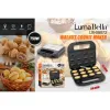 Aparat electric pentru Biscuiti Nuca, 750W, Inox / Plastic, 12 Forme, Antiaderent, Antialunecare