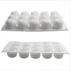 Mulaj silicon mere 3D – 15 cavități pentru mousse, ciocolată și deserturi moderne