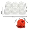 Mulaj silicon 3D tip zmeură – 6 cavități pentru mousse și deserturi moderne