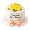 Trandafiri din pastă de zahăr galbeni – decor elegant pentru tort | Tortul Perfect