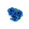 Trandafiri din pastă de zahăr albastri – decor elegant pentru tort | Tortul Perfect