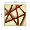 Decor din ciocolată alba, 40 mm pentru torturi și deserturi | Korinitta