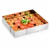 Forma reglabila dreptunghiulara din inox 20x30-40x60 cm, H7 cm