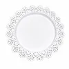 Platou din metal alb, 38 cm