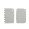 Set 2 spatule din plastic pentru decorat torturi
