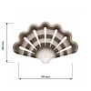 Decor din ciocolată Evantai 50 mm pentru torturi și deserturi | Korinitta