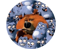 Imagini Comestibile Grizzly si Lemingii