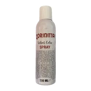 Colorant alimentar catifea Spray 250 ML - velvet alb, Korinitta
