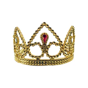 Coronita aurie din plastic / Tiara