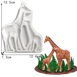 Forma din silicon, Familie de Girafe