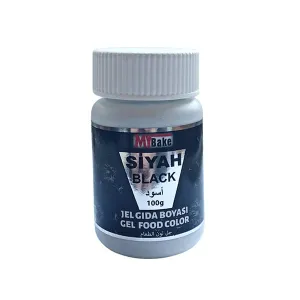 Colorant alimentar gel – concentrat 100g | NEGRU - MyBake