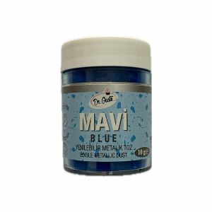 Colorant alimentar pudra metalizat albastru, 10g Dr Gusto