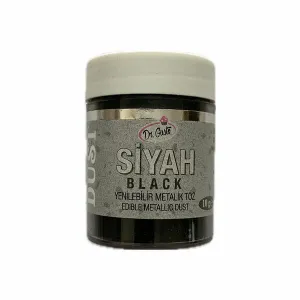 Colorant alimentar pudra metalizat negru, 10g Dr Gusto