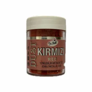 Colorant alimentar pudra metalizat rosu, 10g Dr Gusto