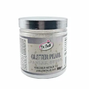 Colorant alimentar pudra perlat metalizat, Glitter Pearlat Sidef 50g, Dr Gusto