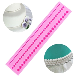 Forma din silicon, Perle 3 randuri