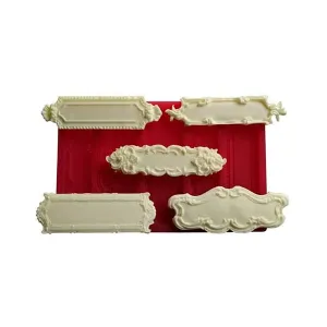 Mulaj din silicon, decor 5 modele baroc