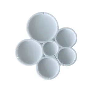 Mulaj din silicon pentru acadele, Rotunde