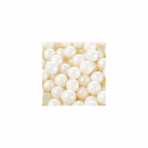 Perle de zahar alb perlat 9 mm, 1kg