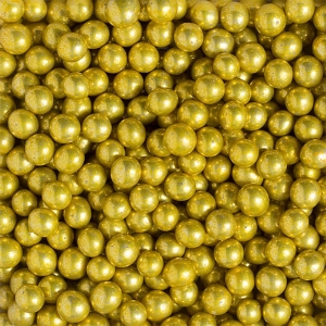 Perle de zahar aurii ⌀7 mm, 1kg Decora
