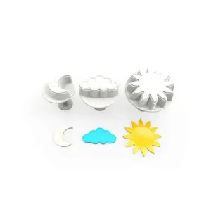 Set cu 3 decupatoare, Soare - Nor si Luna Pastime