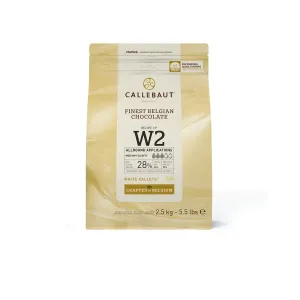 BARRY CALLEBAUT – Ciocolata alba cu unt de cacao 28% W2, 2.5kg