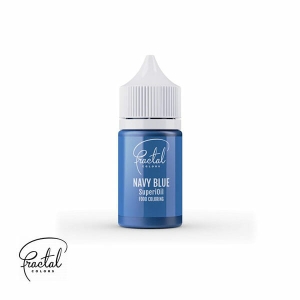 Colorant alimentar albastru pe baza de ulei, SuperOil Fractal Navy Blue 30 ml