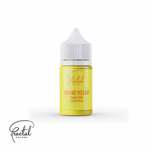 Colorant alimentar galben pe baza de ulei, SuperOil Fractal Yellow 30 ml